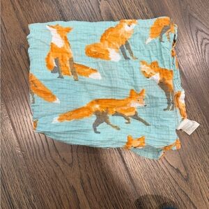 Fox Print Kids Blanket